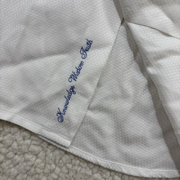 Robert Graham Mens XXL White Colored Flip Cuff Button Up Long Sleeve Dress Shirt - Picture 4 of 12